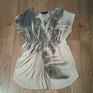 F21 V Neck Wrap Chest Top Small
